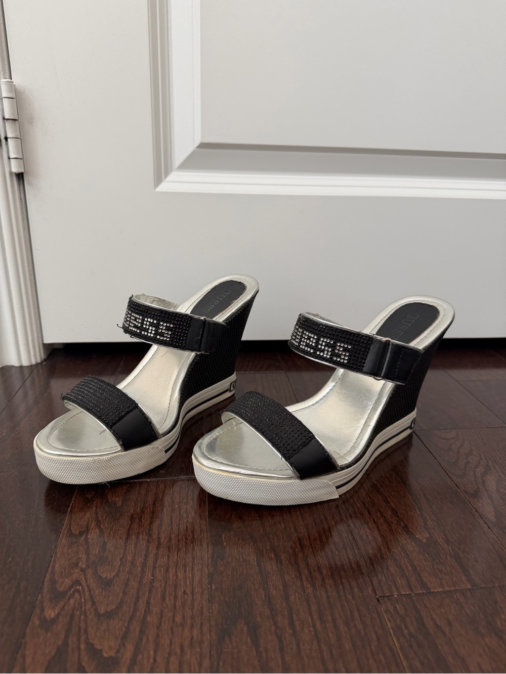 Guess Wedge Sandals - Picture 4 of 9